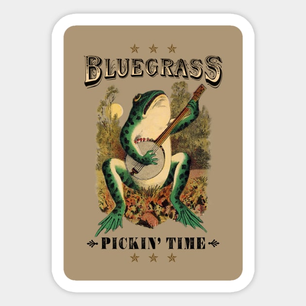 Bluegrass Pickin' Time Sticker by PLAYDIGITAL2020